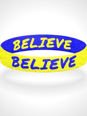 Reversible Believe Bracelet Wristband